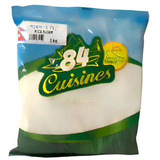 84 Cuisine Chamal Ko Pitho Rice Flour Coarse 1Kg