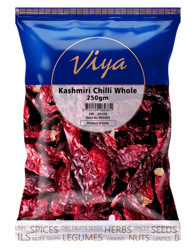 Viya Kashmiri Chilli Whole 250Gm