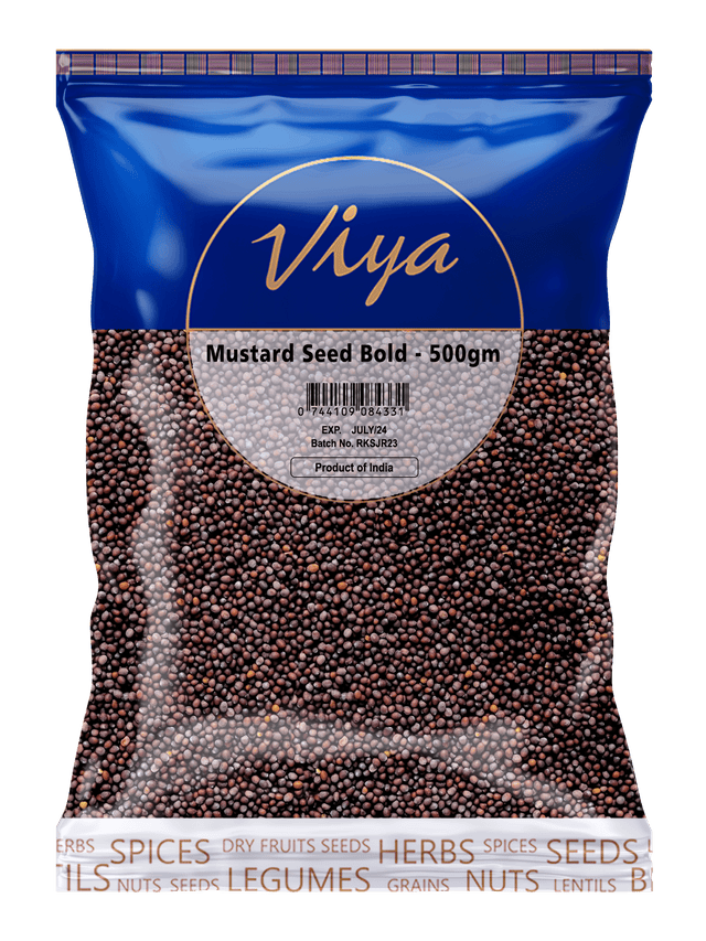Viya Mustard Seeds Bold 500gm
