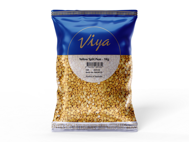 Viya Yellow Split Peas 1Kg