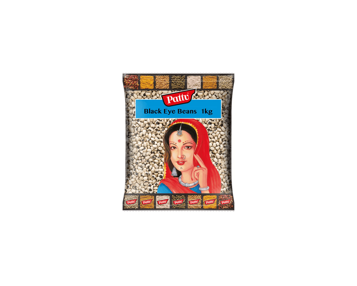 Pattu Black Eye Beans 1Kg