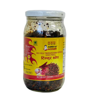Aama Ko Achaar Red Chilli Timur Chop 380 Gm